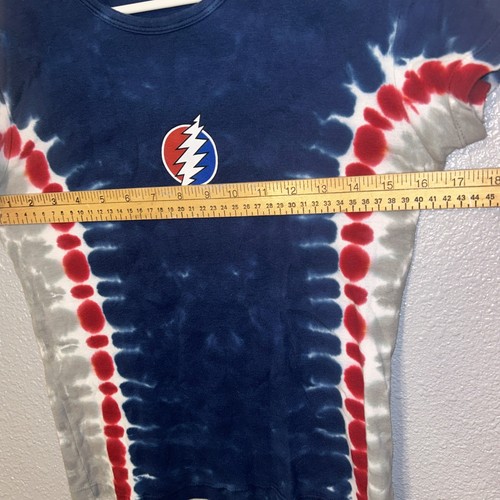 Liquid Blue Grateful Dead Graphic T-shirt Women L Multicolor Tie Dye USA - Picture 7 of 9