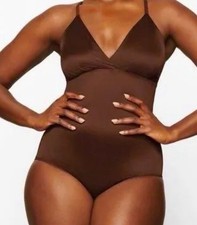 Skims Simply Bare Brief Bodysuit with Snaps - NEW - Jasper - 3XL