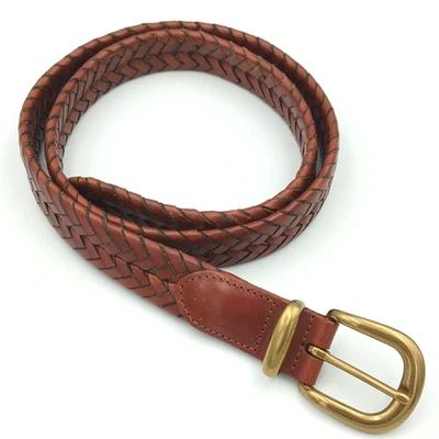 Coach Braided Leather Belt Mahogany Brown Leather 32” Coach | Accessories | Coach Braided Leather Belt Mahogany  main image 2