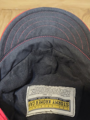 The Original Stormy Kromer 7 5/8 Red Wool Fleece Lined Cap - Picture 8 of 8