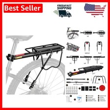 Versatile Rear Seat Mount Bike Rack - Ideal for Commuting and Adventure