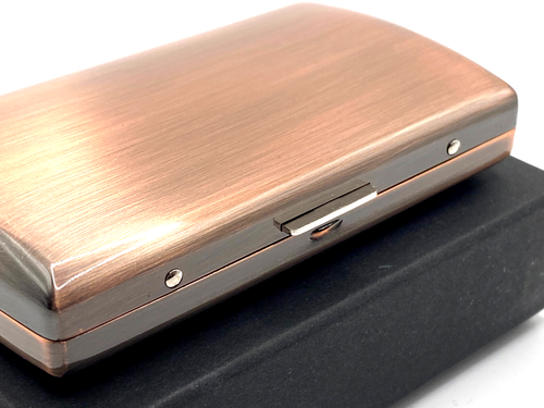 Pearl Premium 12er Zigaretten Etui Kupfer gebürstet Edelstahl - Bild 4 von 6