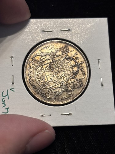 1942 Kanada 50 Cents Canadian Silver Half Dollar "jun73" 50C - Bild 19 von 24