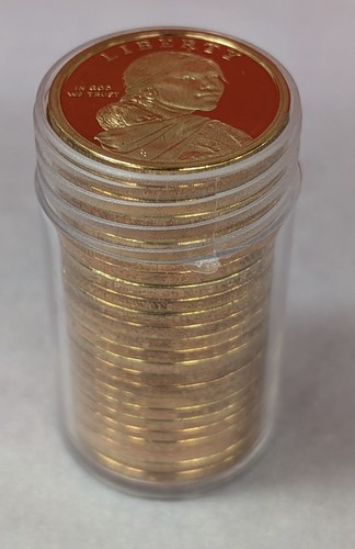 2010-S Sacagawea Native American Dollar PP 9 Münzen Rolle Tube 1 $ - Bild 2 von 3