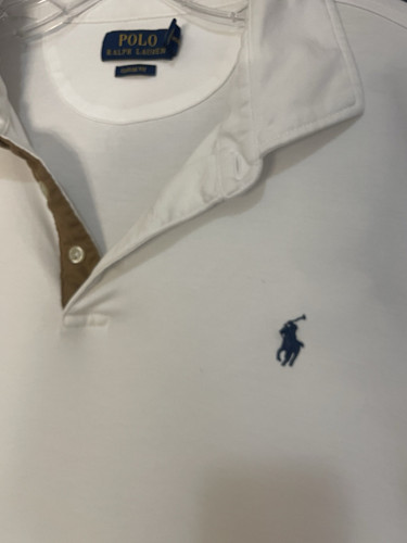 Polo Ralph Lauren Herren Poloshirt weich Baumwolle Langarm weiß XL Classic Fit - Bild 6 von 16