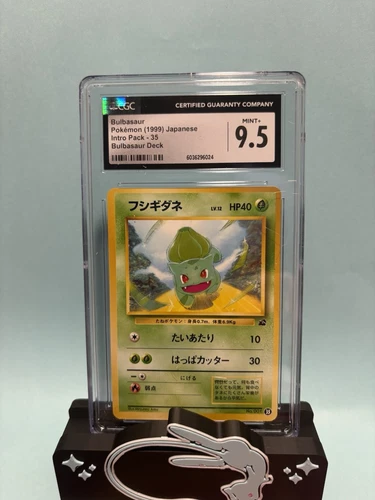 Pokémon Bulbasaur #35 Japanese Intro Pack Bulbasaur Deck CGC 9.5 Mint+