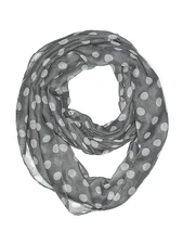 Vivian & Vincent Women Gray Scarf One Size