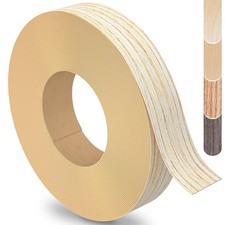 Oak Edge Banding, 3/4 inch x 250ft roll of Real White Wood Edge Banding Pre-glue