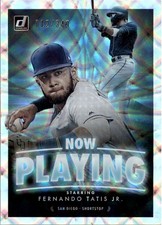 2020 Donruss Now Playing Silver #2 Fernando Tatis Jr. /349 - NM-MT