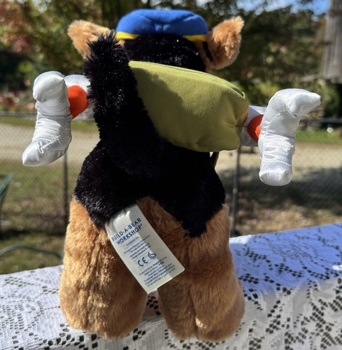 Build A Bear Dog Paw Patrol Soft Plush Toy German Shepherd with Hat and Pack - Picture 6 of 13