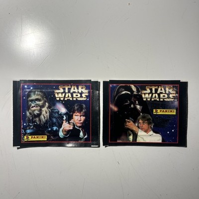 1996 Vintage Panini Unopened Star Wars Album Sticker Collection 2 Packs Rare NOS