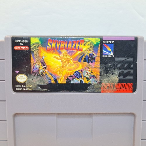 Skyblazer (Nintendo SNES, 1994) Authentic TESTED Works - Picture 5 of 13