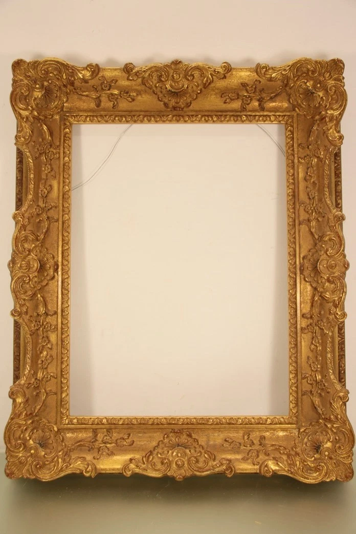 Casa Padrino Jugendstil Bilderrahmen Gold Antik Stil 18.9 X 25.4 Cm - Bilder Rahmen Barock Foto