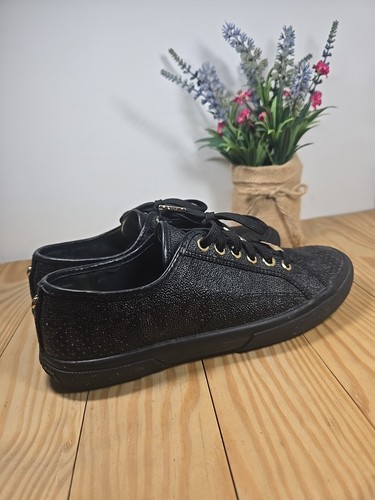 Michael Kors Boerum Sneaker Schwarz MK Monogram Lasered Signature Gr. 7,5 - Bild 9 von 11