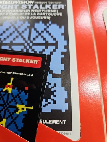 French variant Intellivision Video Game NIGHT STALKER. Complete. - Picture 2 of 5