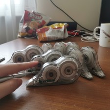 White Out Correction Tape with Dispensers, 1/5-Inch x 32.8 ft Each, 6-Count Pack