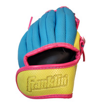 Franklin Air Tech Baseball Glove Sports Kids Youth 8.5N- Pink and Yellow