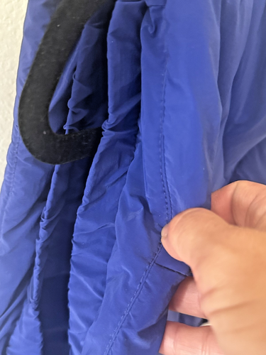 FREE PEOPLE FP MOVEMENT Blue IN' CROPPED PUFFER VEST JACKET SZ S - Picture 7 of 7