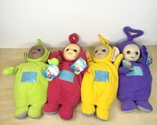 Vintage 1996 Teletubbies Pyjama Case by Ragdoll UK Full Set w/ Tags RARE