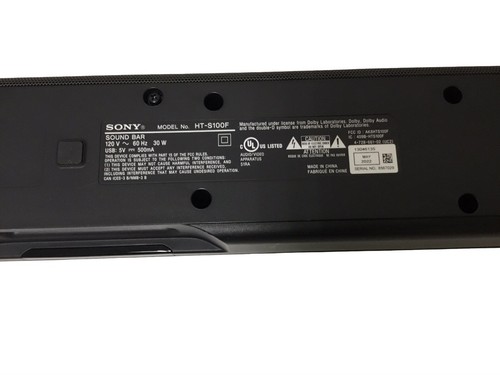 SONY SURROUND HT-S100F SOUNBAR (EPJ029849) - Picture 6 of 8