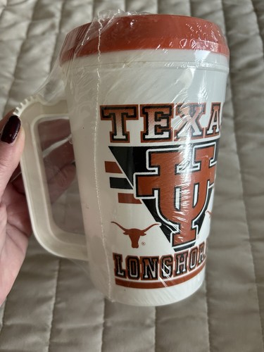 University Of Texas Longhorn Travel Mug New In Package 7.5” With Lid - Picture 9 of 9