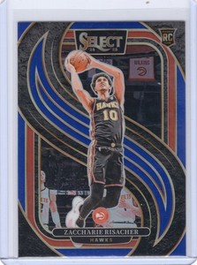 2024-25 Panini Select Premier Level Silver Prizm Zaccharie Risacher #180 (RC)