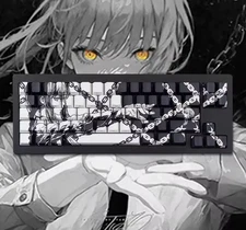 Makima Anime CHAINSAW MAN Anime Keycaps Cartoon 129 Keys PBT Keycap