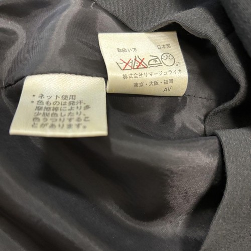 BALENCIAGA Black knee-length skirt with lining F/S from Japan - Picture 8 of 8