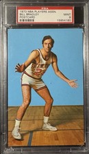 1973 NBA Players Association Postcard Bill Bradley Knicks HOF PSA 9 MT Low Pop 6