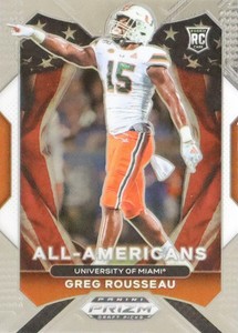 2021 Panini Prizm Draft Picks Football All-Americans #200: Greg Rousseau Base