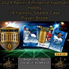 Tee Higgins 2024 Panini Eminence Football Hobby 1X Case Player BREAK #1