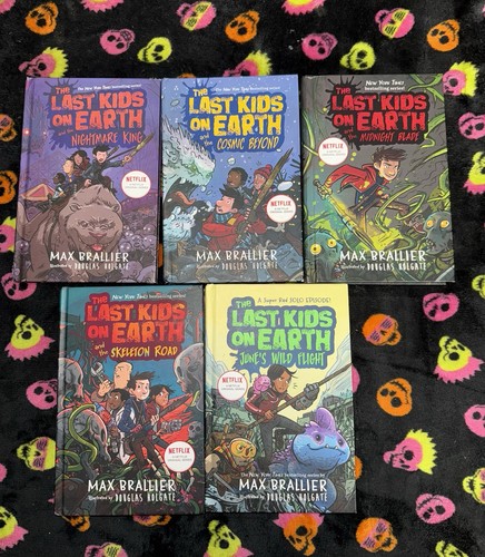 Lot of 5 The Last Kids on Earth Hardcover Netflix Books Max Brallier #3-6 Bonus - Picture 2 of 9