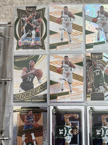 Giannis Antetokounmpo Inserti Vortice, Legno Duro-Legacy, Topps, Milwaukee Bucks + - Foto 2 di 8