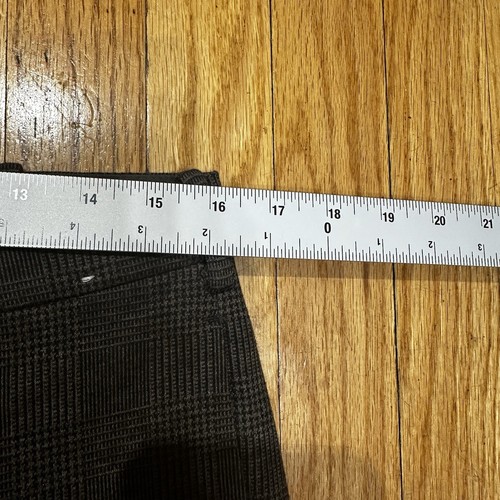 Uniqlo Men’s Dress Pants 32x27 Herringbone Old Money Cuffed  - Picture 9 of 12