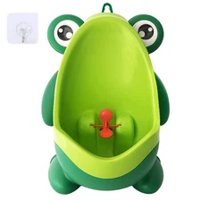 Potty Training Urinal for Boys with Aiming Target Green Toddler Urinals