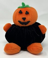 Pumpkin Plush Stuffed Animal Soft Toy Halloween Heavy Sand Bottom Unbranded 5  