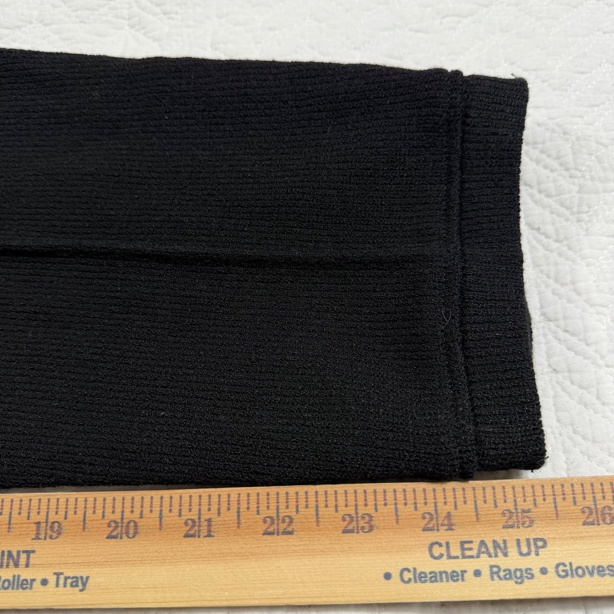 Vtg Don Sayers Black Knit Pleated Trousers Pants Wool Rayon Women Sz 12 USA Made View 6