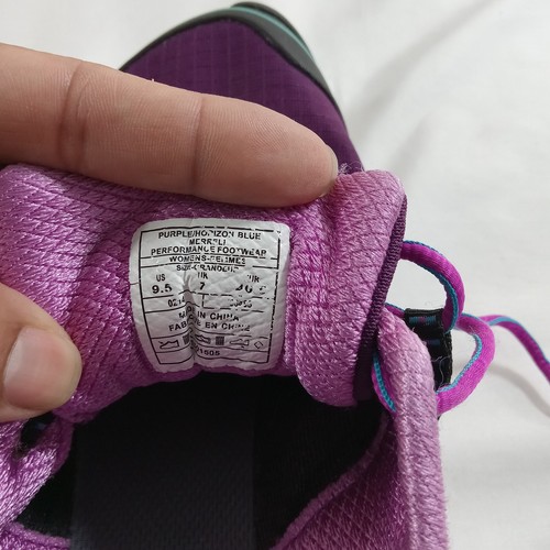 Merrell Women AllOut Rush Trail Running Shoe US 9.5 Purple/Horizon Blue - Picture 9 of 9