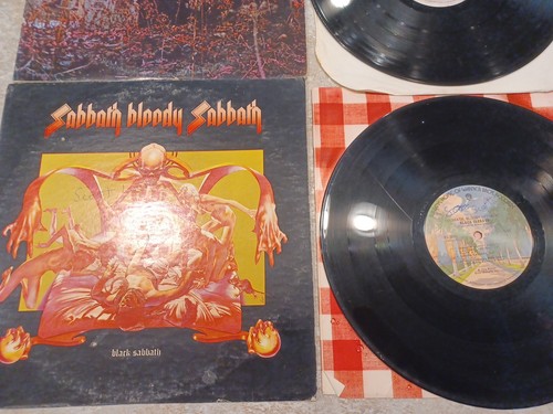 3 OZZY OSBOURNE LP's Black Sabbath Vintage - Foto 4 di 14