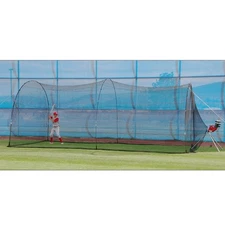 Heater Sports PowerAlley Baseball Batting Cage Net & Frame Gray 22ft Open Box