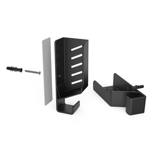 Sleek Wall Mounted Holder for Laptops and Modems with Cable Management - Afbeelding 12 van 14