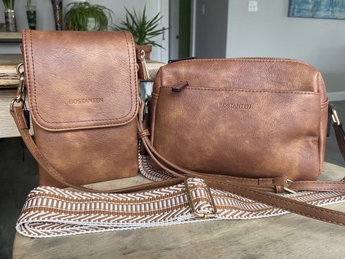 Bostanten Leather Small Crossbody Bags for Women Designer Cell Phone Bag Wallet - Picture 3 of 19