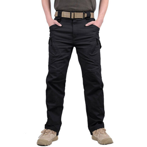 Men's Work Cargo Pants Tactical Combat Pants Outdoor Hiking Waterproof Trousers - Picture 13 of 20
