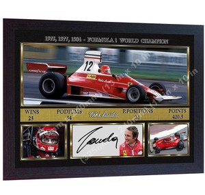F1-icon-Niki-Lauda-signed-autographed-photo-print-Ferrari-Framed