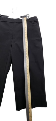 Alfred Dunner Capri Pants Women 12 Solid Stretch Classic Fit P426 - Picture 4 of 8