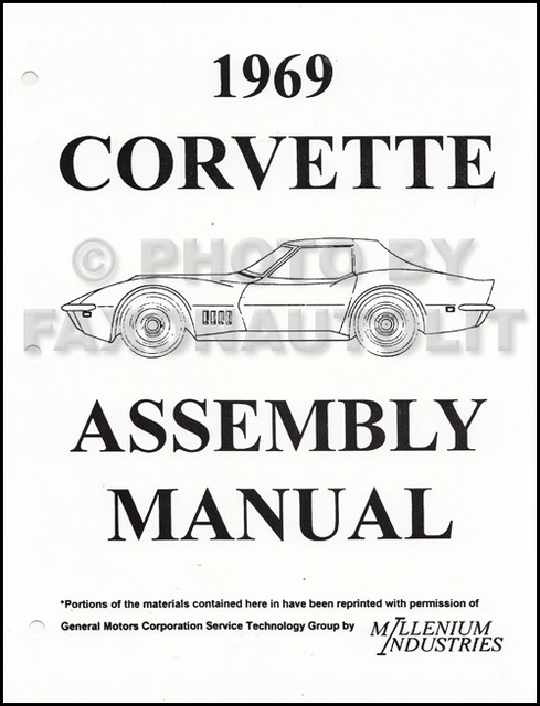 1969 Corvette Assembly Manual 69