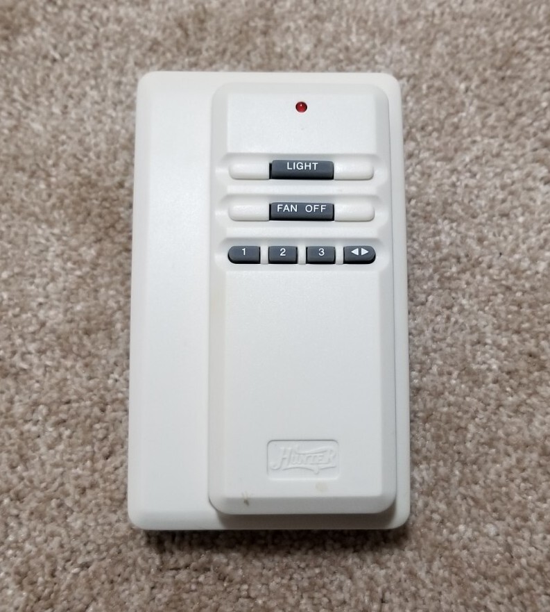 Hunter UC7848T Ceiling Fan Remote Control OEM w/ Original Wall Mount eBay