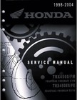Printed Service Shop Repair Manual 98-04 Honda TRX450 Fourtrax Foreman 450