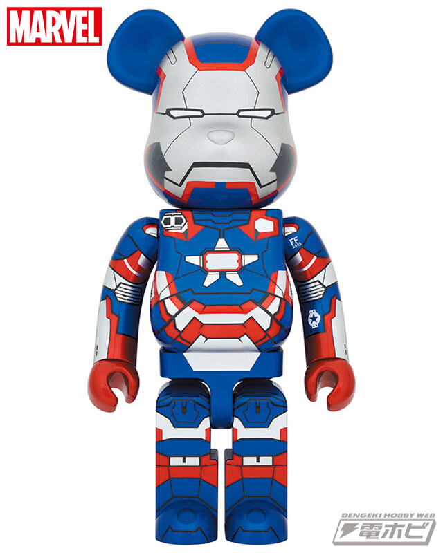 BE@RBRICK IRON PATRIOT 1000% IRONMAN 3 bearbrick Japan BE@RBRICK IRON PATRIOT 1000% IRONMAN 3 bearbrick Japan
