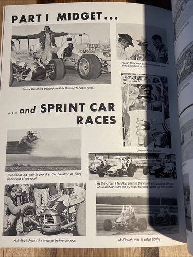 1975 World Series of Auto Racing Program, Trenton, Pancho/Foyt Cover - Picture 7 of 18